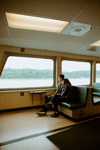 Vivian + Jonathan Ferry boat Heart and Seoul Photography3