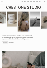 Showit Website Template Northfolk Crestone 1
