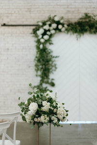 Floral detail, fine art wedding The Abbott Kansas City — Elizabeth West Photography