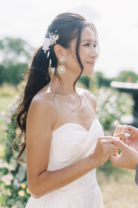Bride Ceremony | Chateau de Santeny Planner-Led Destination Wedding Photography France | Juno by Julia C. Vona