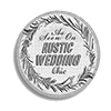 Rustic Wedding Chic Button
