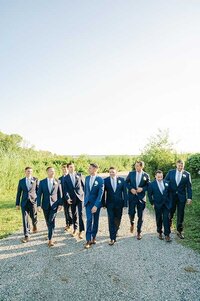 Newport RI Beach Wedding - Groomsmen photos