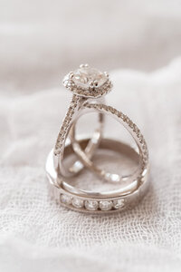 Close up of ring shot by top Orlando engagement photographer
