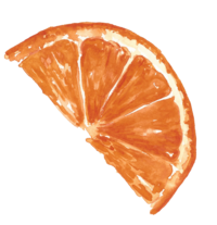 Orange Wedge Cocktail Garnish