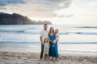 Pavilion Hanalei Family Photo Session