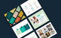 Everything’s Albright brand strategy and visual identity presentation