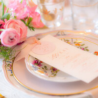 luxury wedding tablescape at hollins house in santa cruz