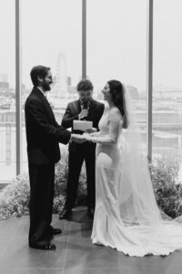 Ceremony | Observational Wedding Photography Montreal Science Centre | Juno by Julia C. Vona