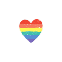 Rainbow heart