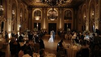 wedding couple's first dance