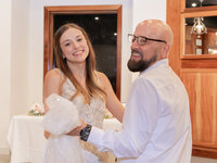 Bride and dad dance .San Francisco wedding photography