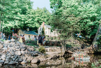 The yard of a private Hudson Valley estate