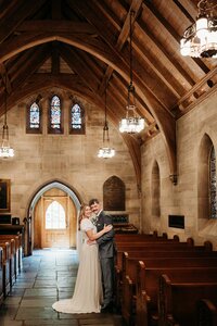 Ceremony inside one of the best wedding venues near Louisville