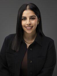 Edmonton lawyer professional headshot session in photography studio