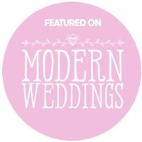 modern weddings featured wedding vendor badge