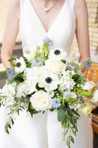Colorful bridal bouquet