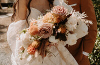 bride boho bouquet