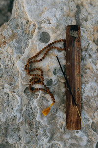 Necklace and incense holder