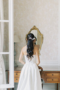 Bride | Chateau de Santeny Editorial Wedding Photography France | Juno by Julia C. Vona