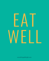 Eat Well. Live Well. Be Well