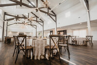 The reception hall at Highpointe Estate, one of Austin’s best wedding venues.