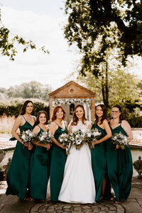 Bridesmaids group photos