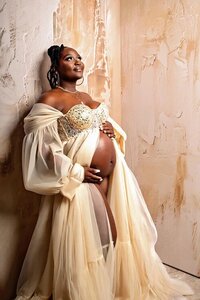 In studio maternity photos Rochester Hills, MI