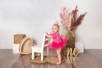 Boho Princess 1st Birthday Cake Smash
