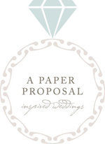 A paper proposal wedding photographer