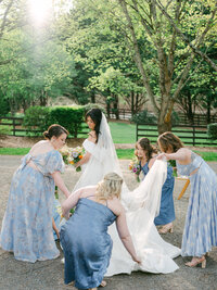 Hawkesdene Wedding Photographer Kristen Weaver Photography NC Wedding Photographer Editorial Fashion Chic Clean Film Preppy-1346