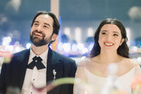 Bride and Groom at the Reception | Editorial Wedding Photography Montreal Science Centre | Juno by Julia C. Vona