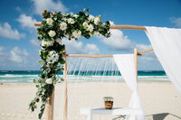 cat-ken-wedding-ceremony-altar-beach-hard-rock-punta-cana-dominican-republic