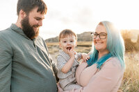 Ashlee, her husband and their son