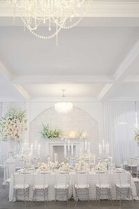 white wedding reception belle mer newport ri