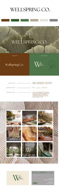 Wellspring Co. Flash Brand template