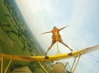 Wing walking in London