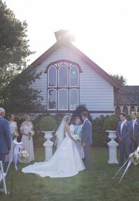 Tented South Dartmouth wedding at Salters Point. Deborah Zoe Photography.