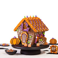 halloween gingerbread house