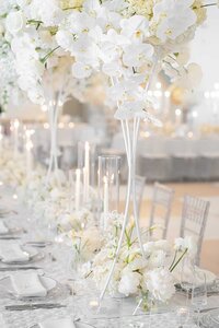 white floral centerpieces newport ri