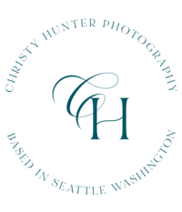 Christy Hunter Photography round logo Seattle