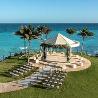 One of the most impressive destination wedding venues in Cancun Mexico, located at Hyatt Ziva Cancun