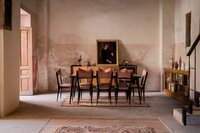 Dining room scene at historic building in Old Cairo