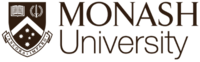 Brown Monash University logo with transparent background