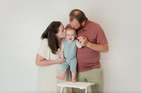 1st Birthday Milestone Family Portrait