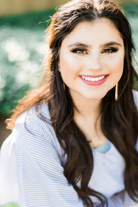Senior Girl at LSU campus