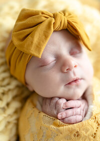 sleeping baby for At home newborn photographer savvy shoots