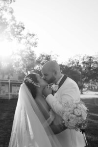 Bride and groom wedding portraits taken by Phavy Photography, St. Augustine Wedding Photographer