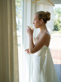 Bride at Orange Grove Wedding Venue in Beaufort, SC