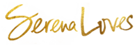 SerenaLoves logo gold variation