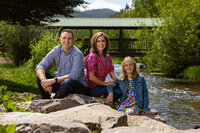 Red River Family photos by the river
